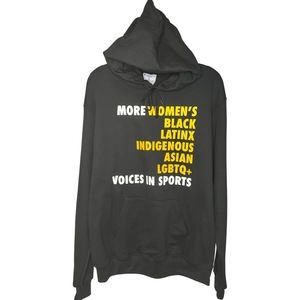 NWOT Champion Female Black LatinX Indigenous Asian LGBTQ in Sports - M